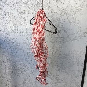 Ralph Lauren Floral Ruffle Scarf
